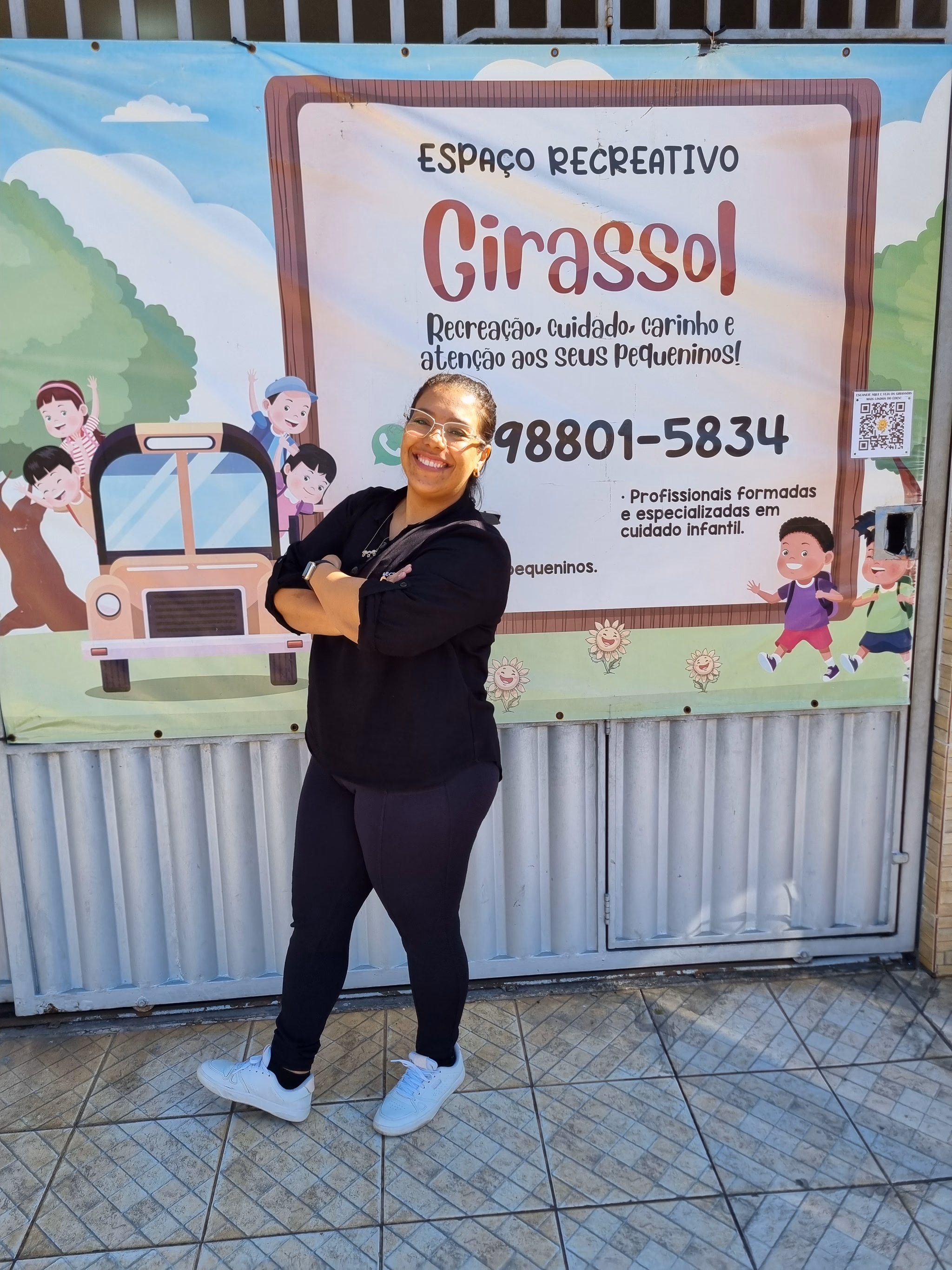 Denise Veras, criadora da Recreação Infantil Girassol.